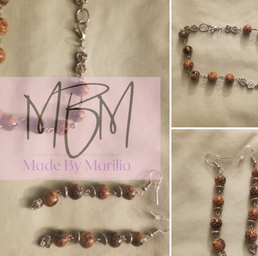Handmade Bracelet and Earrings set